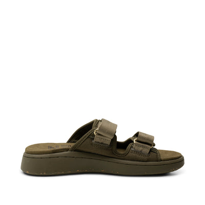 WODEN Asta Canvas Sandals 295 Dark Olive