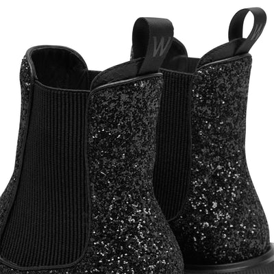 WODEN STB WOMENS Aya Glitter Boots 020 Black