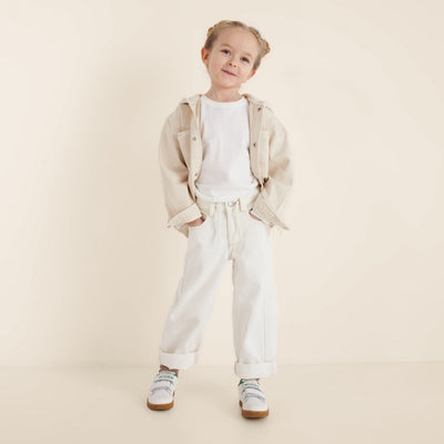 WODEN KIDS Billie Sneakers 879 White/Basil