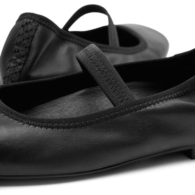 WODEN STB WOMENS Cath L Ballerina 020 Black