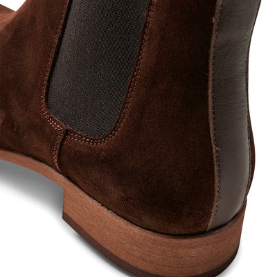 WODEN Dev chelsea boot waxed Boots 130 BROWN