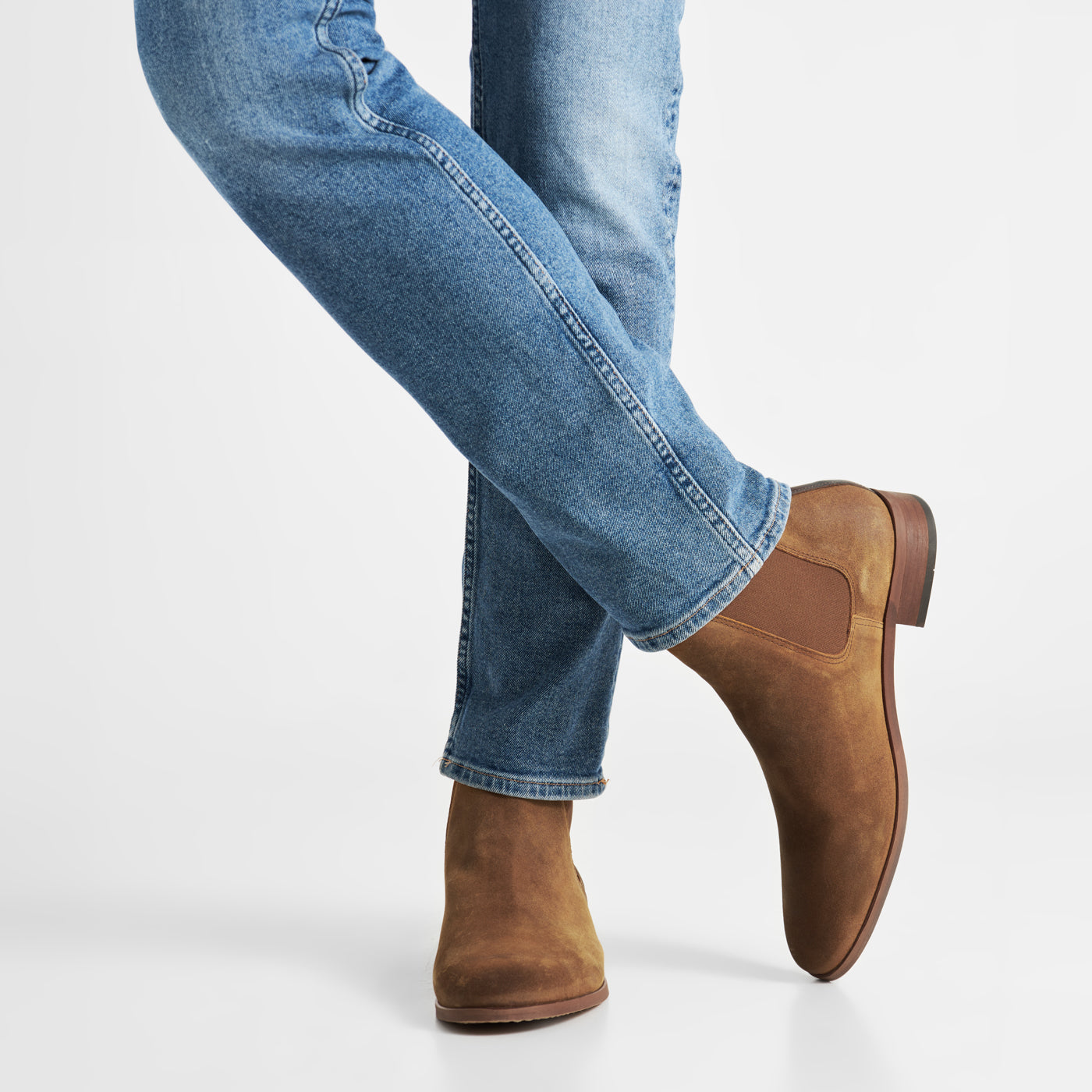 WODEN Dev chelsea boot waxed Boots 135 TAN