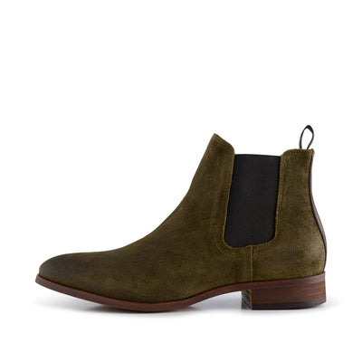 WODEN Dev chelsea boot waxed Boots 151 KHAKI