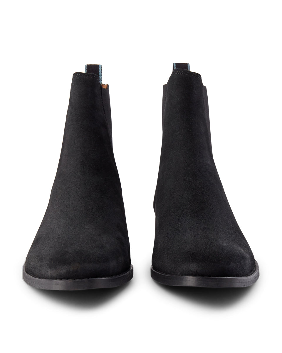 WODEN Eli chelsea boot suede Boots 110 BLACK