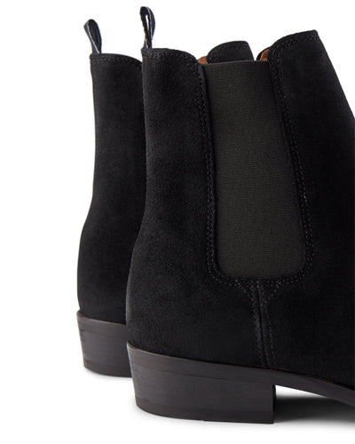 WODEN Eli chelsea boot suede Boots 110 BLACK