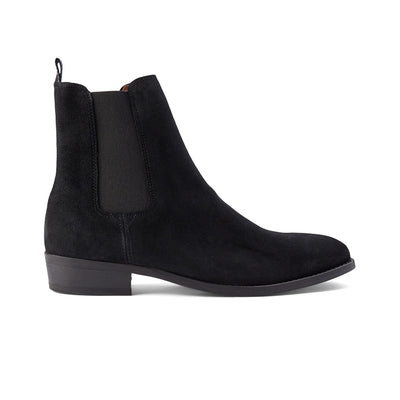WODEN Eli chelsea boot suede Boots 110 BLACK