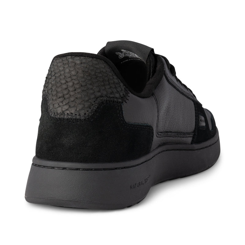 WODEN MENS Halfdan Sneakers 042 Black/Black