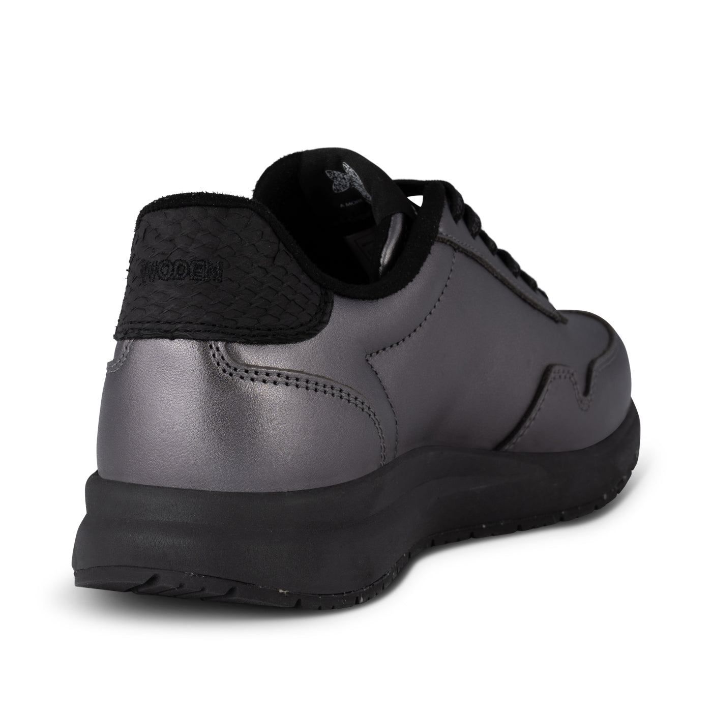 WODEN JS_Nora Natural Soft Metallic Sneakers 047 Gunmetal