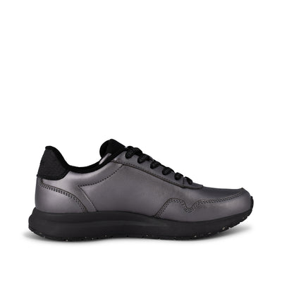 WODEN JS_Nora Natural Soft Metallic Sneakers 047 Gunmetal