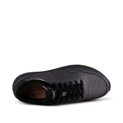 WODEN JS_Nora Natural Soft Metallic Sneakers 047 Gunmetal