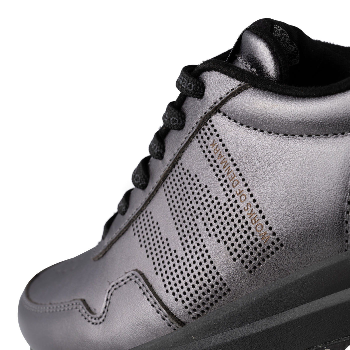 WODEN JS_Nora Natural Soft Metallic Sneakers 047 Gunmetal