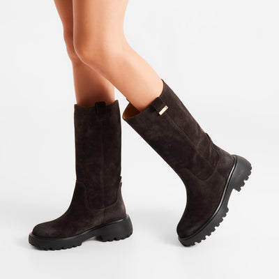 WODEN STB WOMENS Lea S Boots 063 Chocolate
