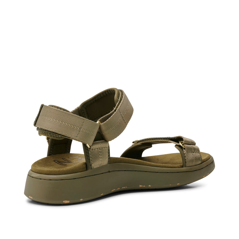 WODEN Line Sandals 295 Dark Olive