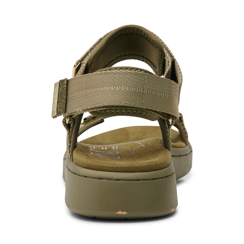 WODEN Line Sandals 295 Dark Olive