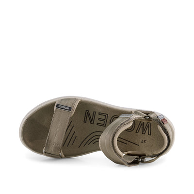 WODEN Line Sandals 776 Silver Mink