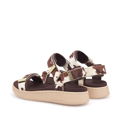 WODEN Line Animal Sandals 357 Cow