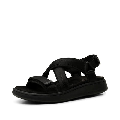 WODEN Line Cross Sandals 020 Black
