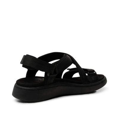 WODEN Line Cross Sandals 020 Black