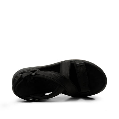 WODEN Line Cross Sandals 020 Black
