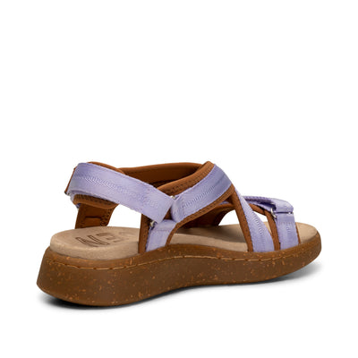 WODEN Line Cross Sandals 906 Orchid/Brown Sugar