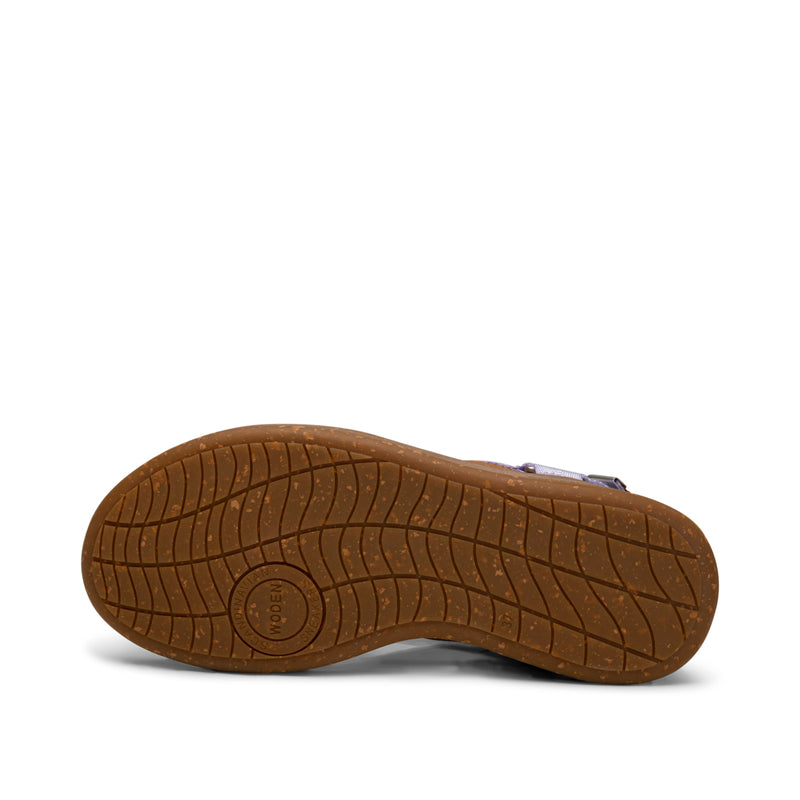 WODEN Line Cross Sandals 906 Orchid/Brown Sugar