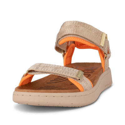 WODEN Line Heritage Sandals 852 Coffee Cream