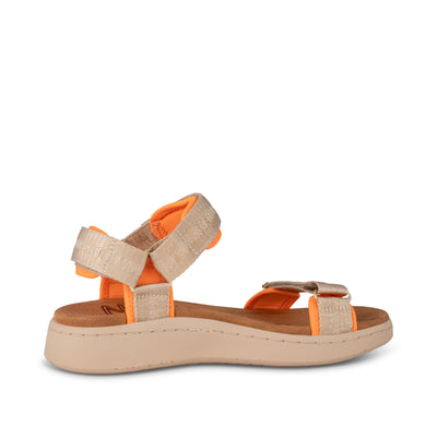 WODEN Line Heritage Sandals 852 Coffee Cream