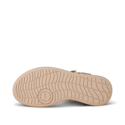 WODEN Line Heritage Sandals 852 Coffee Cream
