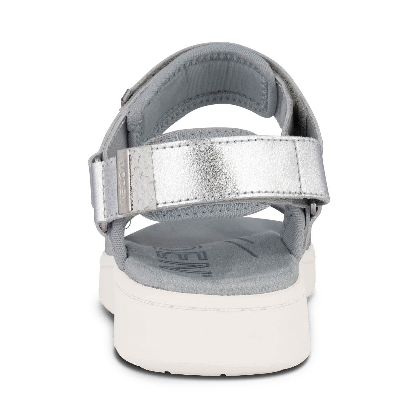 WODEN Line Metallic Sandals 039 Silver