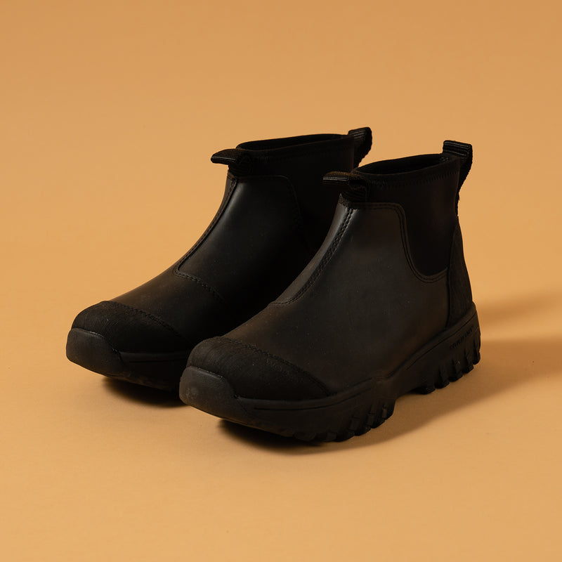 WODEN Magda Low Waterproof Rubber Boots 020 Black
