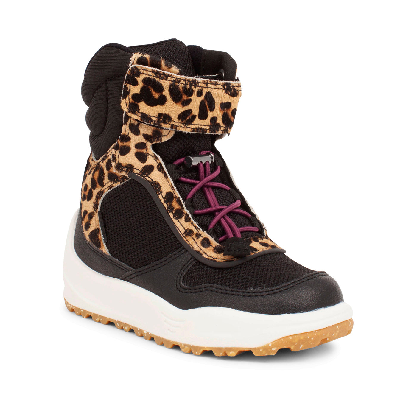 WODEN KIDS Malik Midcut Boot Kids Boots 094 Black/Brown Leo
