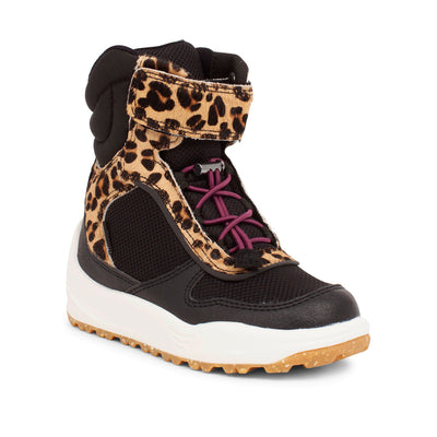 WODEN KIDS Malik Midcut Boot Kids Boots 094 Black/Brown Leo