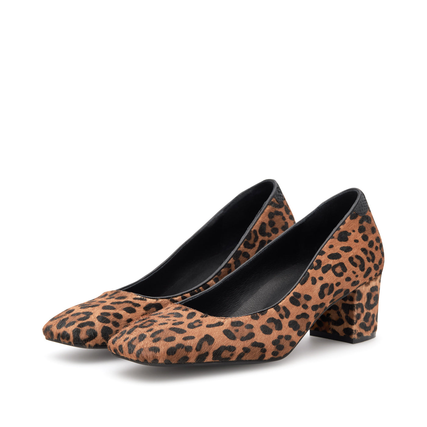 WODEN STB WOMENS Marie Low Leo Heels 327 Leopard