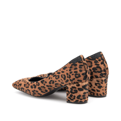 WODEN STB WOMENS Marie Low Leo Heels 327 Leopard