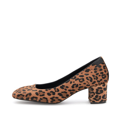 WODEN STB WOMENS Marie Low Leo Heels 327 Leopard