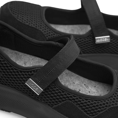 WODEN Mary Mesh Ballerina 020 Black