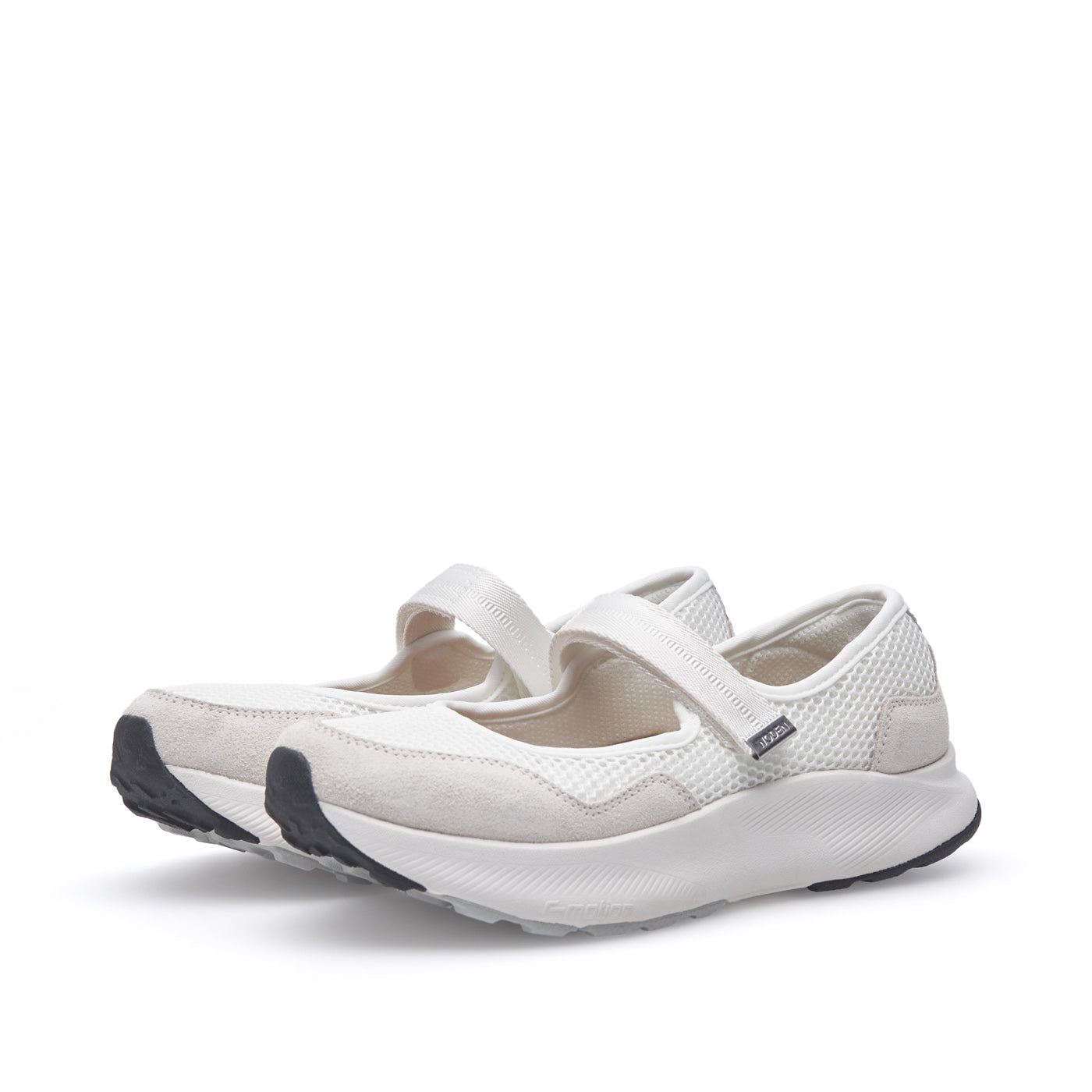 WODEN Mary Mesh Ballerina 511 Blanc de Blanc