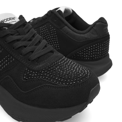 WODEN Mathilde Crystal Sneakers 020 Black