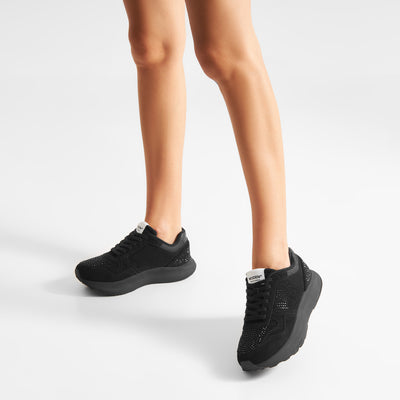 WODEN Mathilde Crystal Sneakers 020 Black