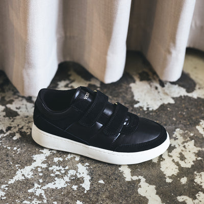 WODEN Monica Metallic Nylon Sneakers 020 Black