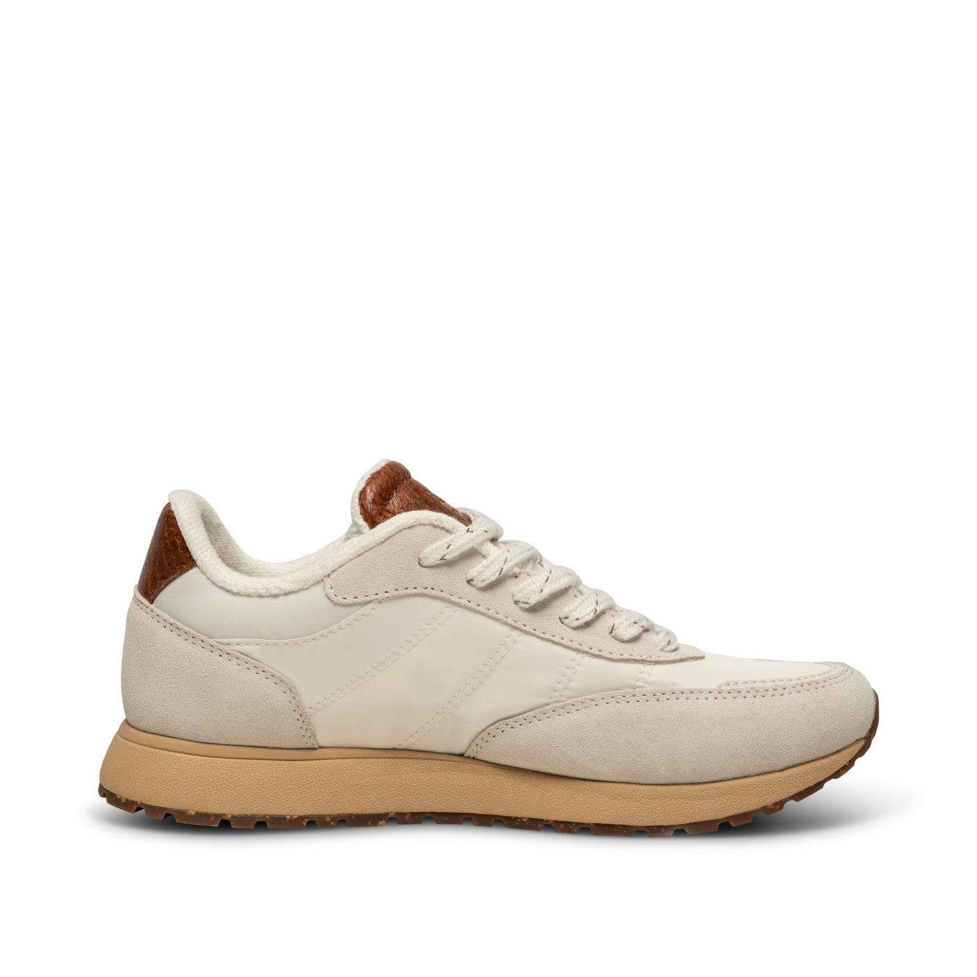 WODEN Nellie Vintage Sneakers 820 Blanc De Blanc/Beige