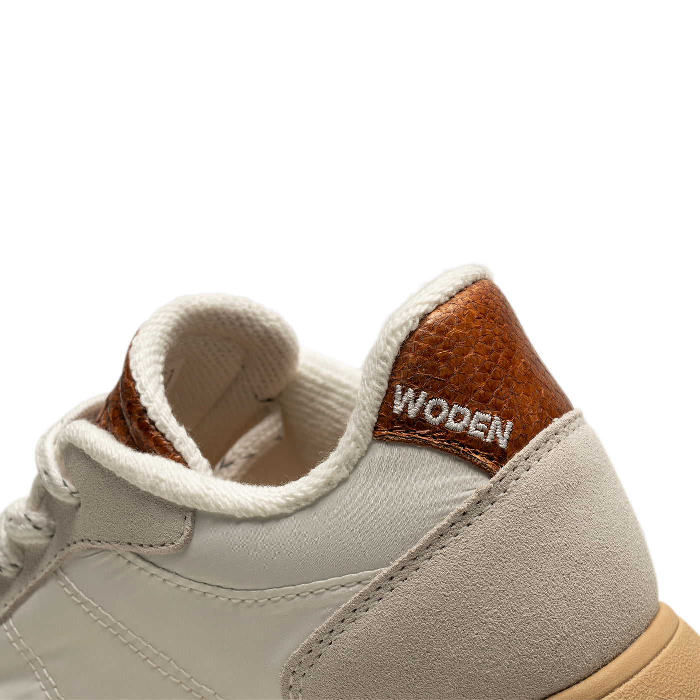 WODEN Nellie Vintage Sneakers 820 Blanc De Blanc/Beige