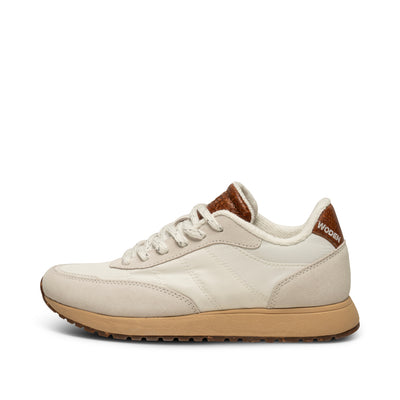 WODEN Nellie Vintage Sneakers 820 Blanc De Blanc/Beige