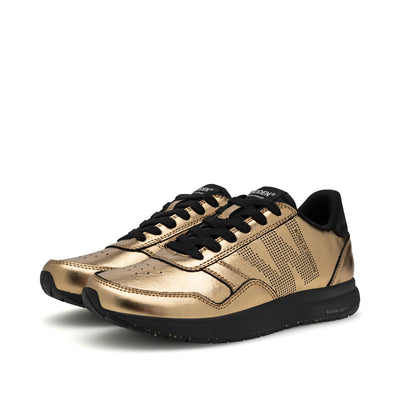 WODEN Nicoline Metallic Sneakers 289 Dark Gold