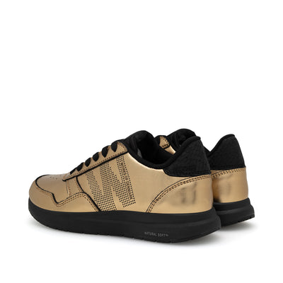 WODEN Nicoline Metallic Sneakers 289 Dark Gold
