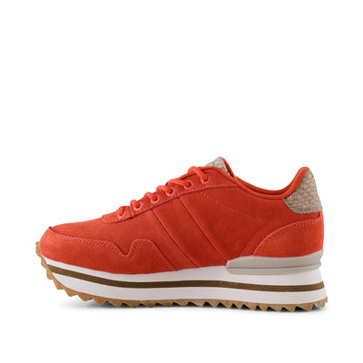WODEN Nora III Suede Plateau Sneakers 799 Neon Red