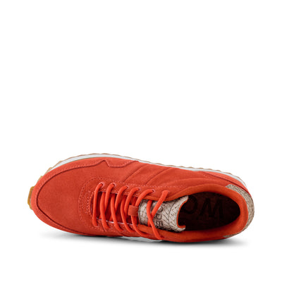 WODEN Nora III Suede Plateau Sneakers 799 Neon Red