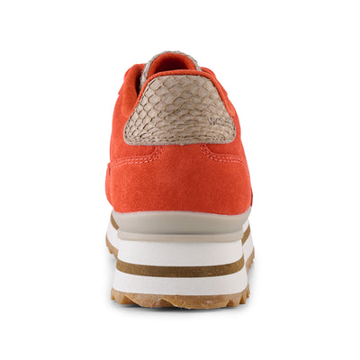 WODEN Nora III Suede Plateau Sneakers 799 Neon Red