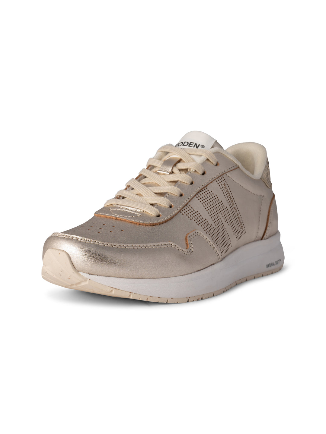 Nora Natural Soft Metallic - Gold – wodenstore.nl