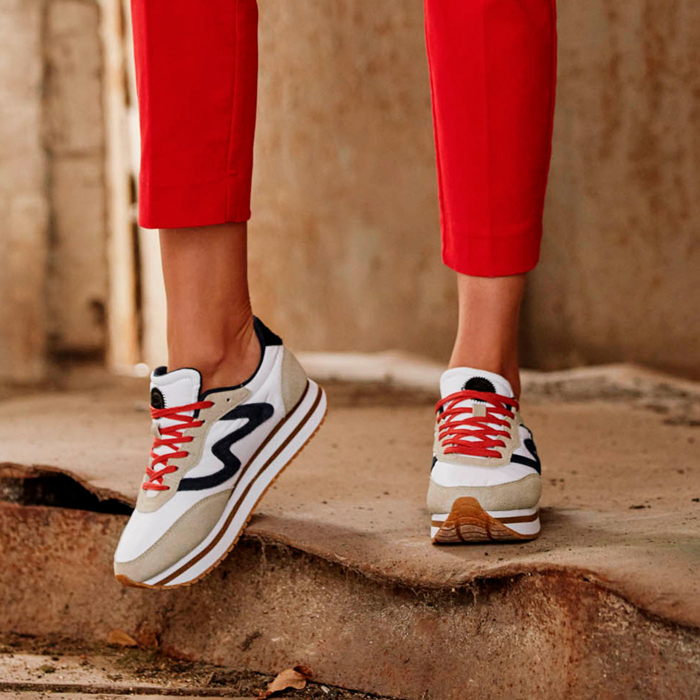 Woden sneaker wit online